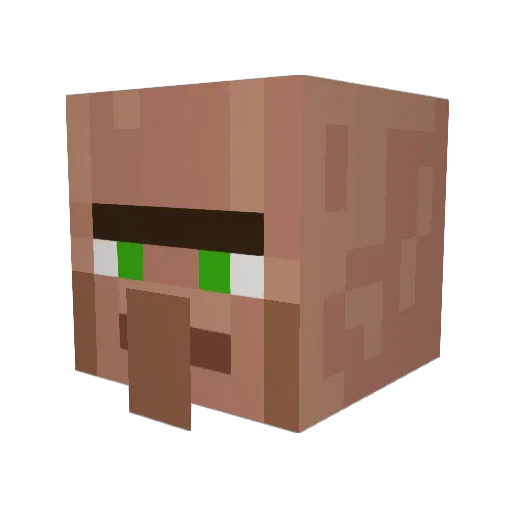 szym3k16 Minecraft avatar head, 3D render