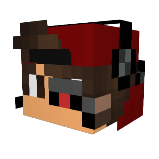 szymi33 Minecraft avatar head, 3D render