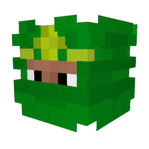 szymibigsiur Minecraft avatar head, 3D render