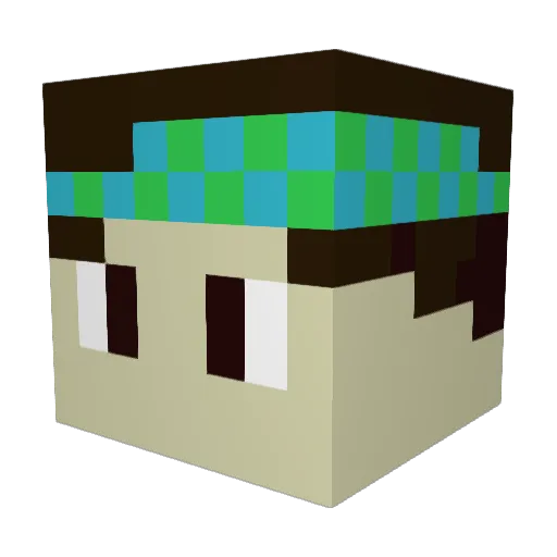 szymon0606 Minecraft avatar head, 3D render
