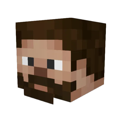szymoninka Minecraft avatar head, 3D render