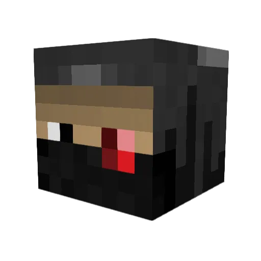 szymontiger Minecraft avatar head, 3D render