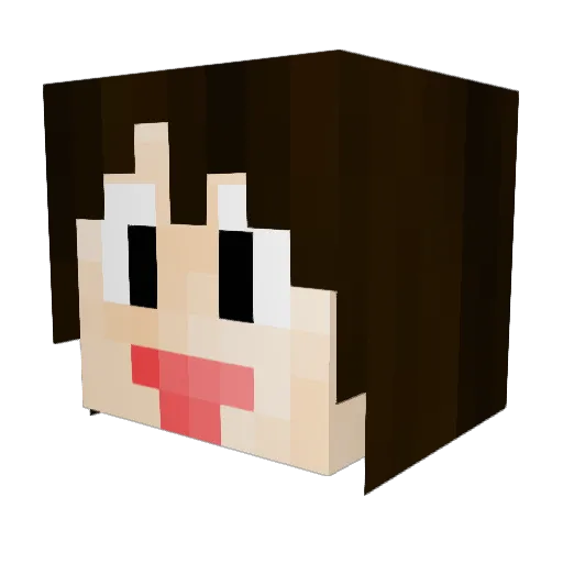 szymszl Minecraft avatar head, 3D render