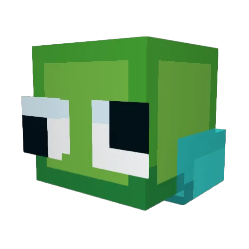 szzq Minecraft avatar head, 3D render