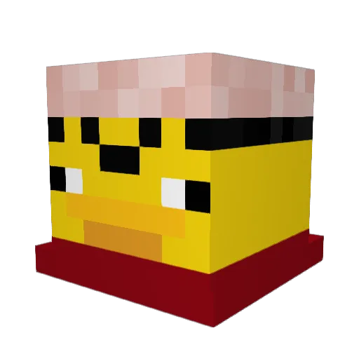 t00breezy Minecraft avatar head, 3D render