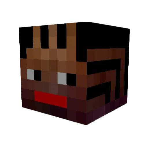 t0m1609 Minecraft avatar head, 3D render