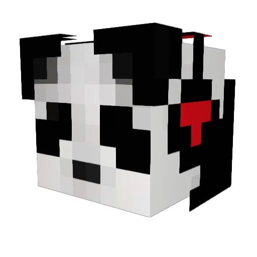 t0mcio12 Minecraft avatar head, 3D render