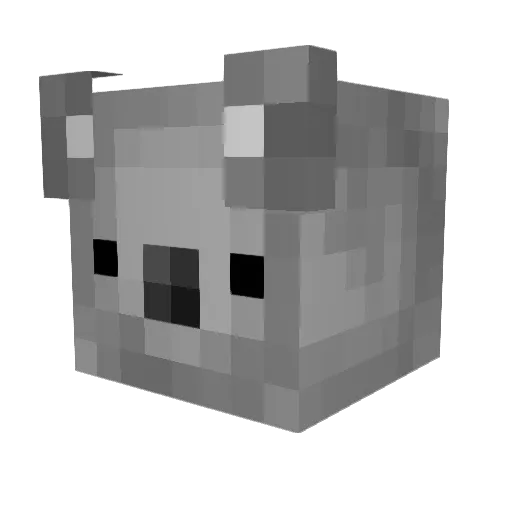t0mjy Minecraft avatar head, 3D render