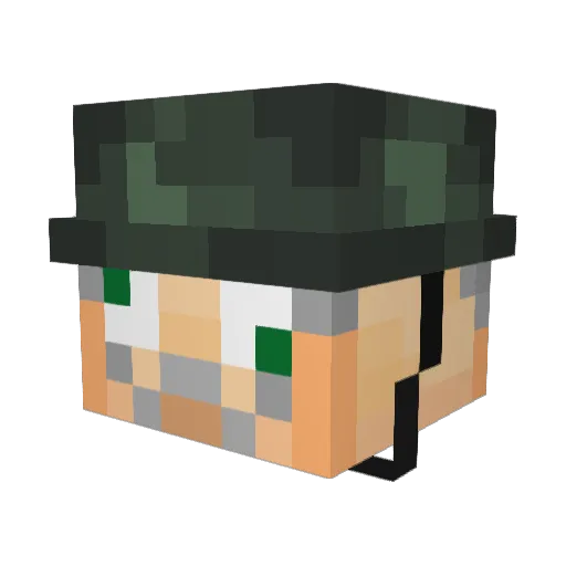 t0nypixel Minecraft avatar head, 3D render