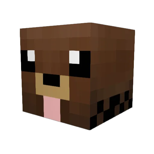 t0rcik Minecraft avatar head, 3D render
