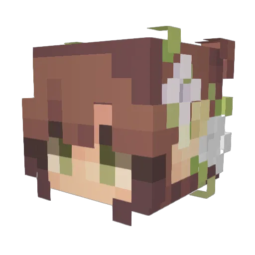 t0rcore Minecraft avatar head, 3D render