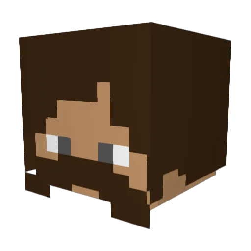 t0rin0 Minecraft avatar head, 3D render