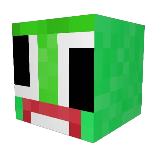 t0xic_cdog Minecraft avatar head, 3D render