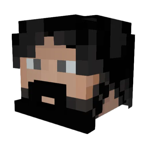 t0xicator Minecraft avatar head, 3D render