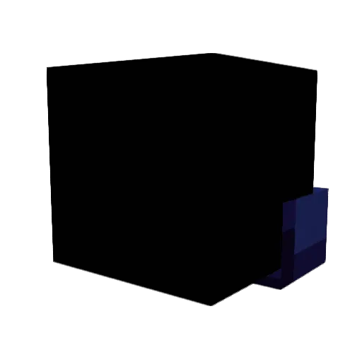 t0zjt Minecraft avatar head, 3D render