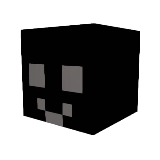 t120620 Minecraft avatar head, 3D render