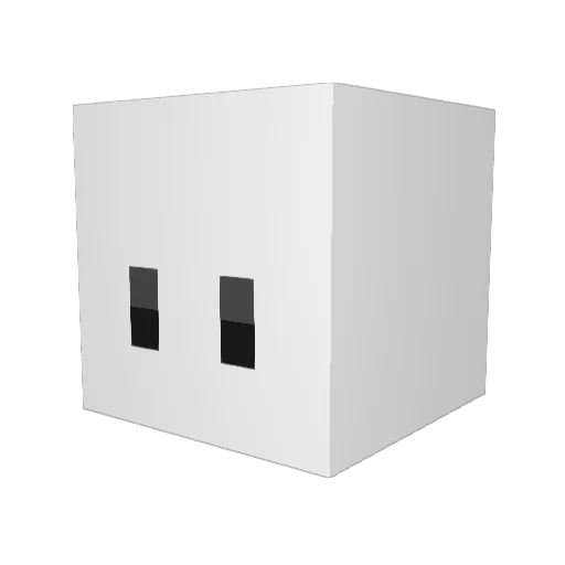 t1msa Minecraft avatar head, 3D render