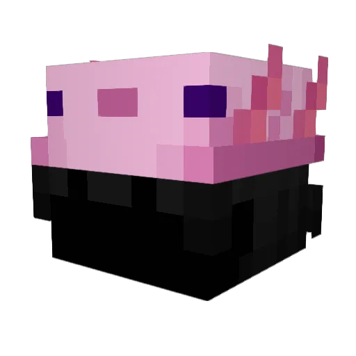 t1v_Ghost_k4b Minecraft avatar head, 3D render
