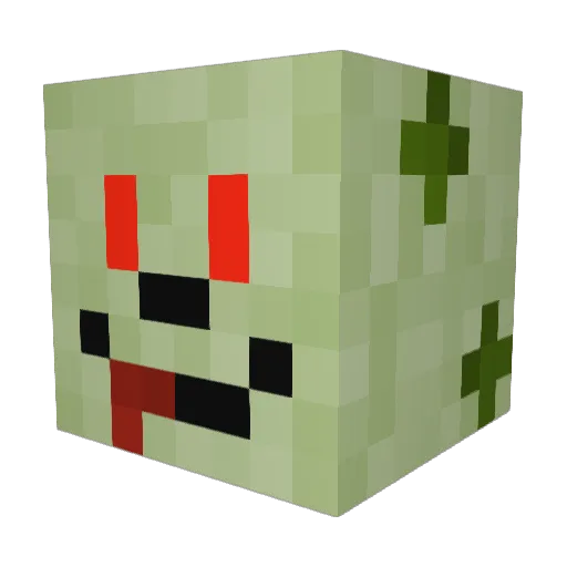 t2uckey Minecraft avatar head, 3D render