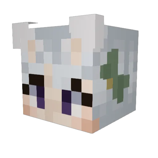 t3ddy01 Minecraft avatar head, 3D render