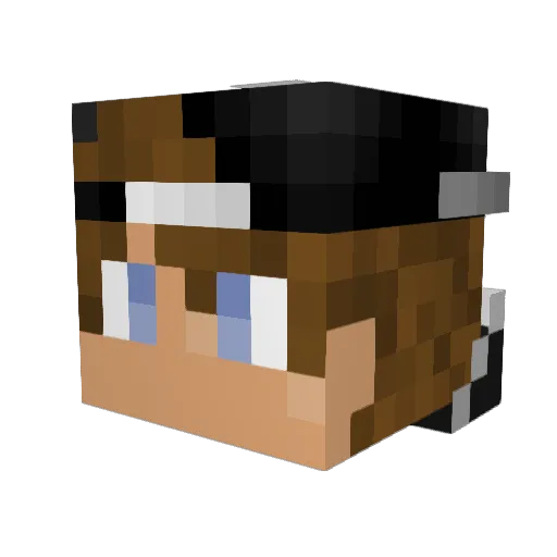t3rr3c4bi0 Minecraft avatar head, 3D render