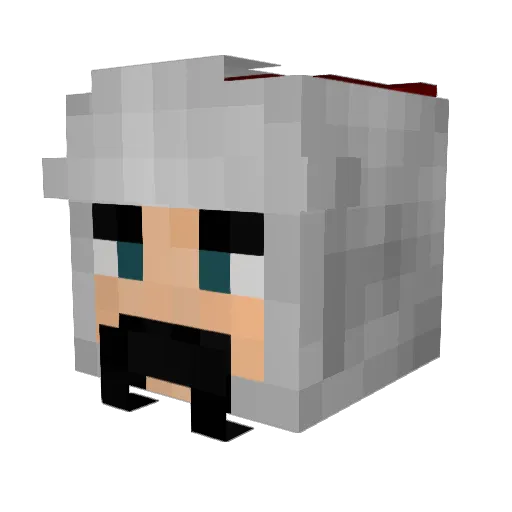 t4blet Minecraft avatar head, 3D render