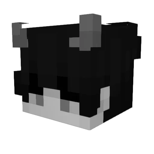 t4qen Minecraft avatar head, 3D render