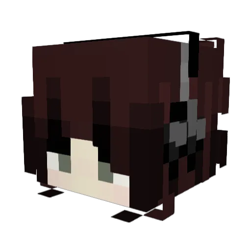 t4rah Minecraft avatar head, 3D render
