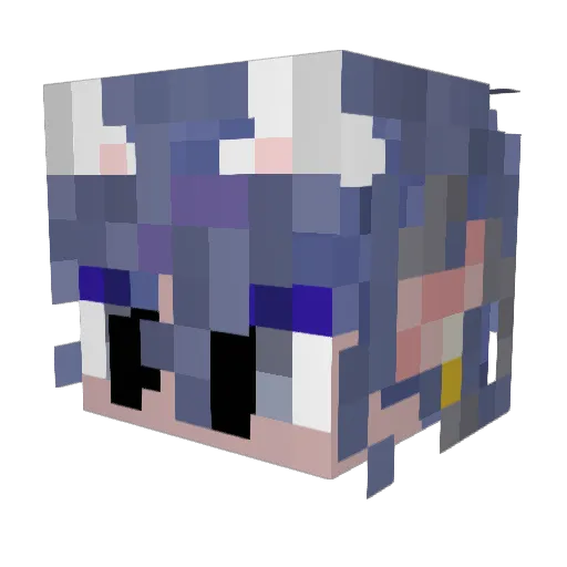 t5nk0 Minecraft avatar head, 3D render