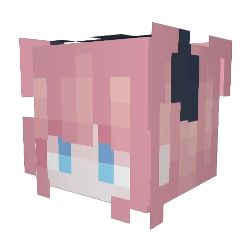 t73rtough Minecraft avatar head, 3D render
