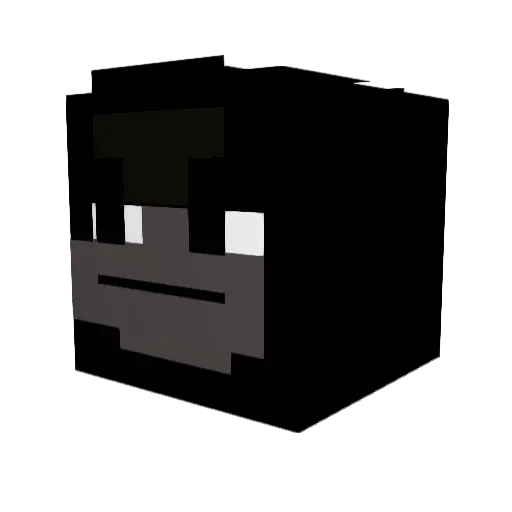 t8tx Minecraft avatar head, 3D render