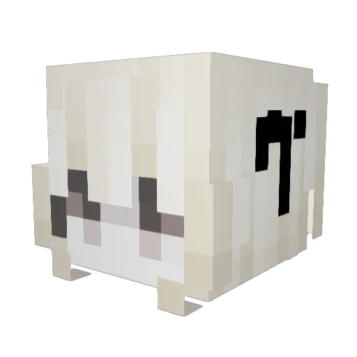 t9dy Minecraft avatar head, 3D render
