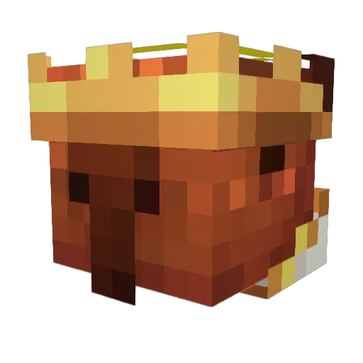 t9mek Minecraft avatar head, 3D render