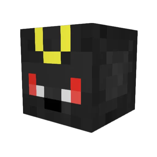 tG_Thunder Minecraft avatar head, 3D render