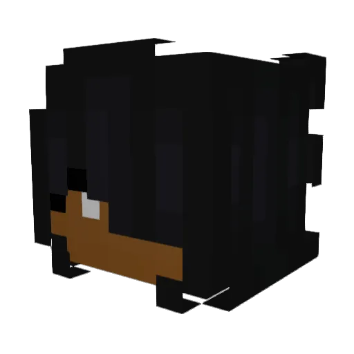 tHE_JUN0 Minecraft avatar head, 3D render
