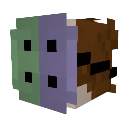 tHUMMUS_ Minecraft avatar head, 3D render