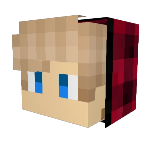 tHeYIa Minecraft avatar head, 3D render