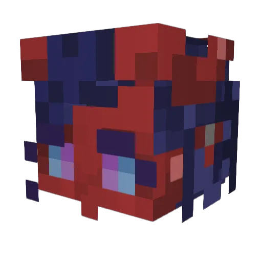 tMidnightMan Minecraft avatar head, 3D render