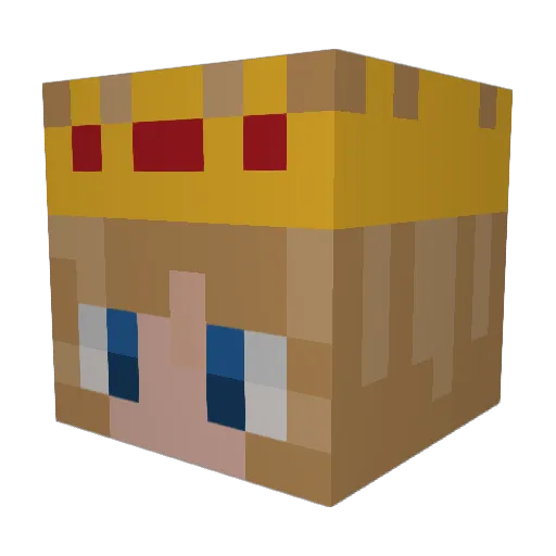 tTw1NKl8 Minecraft avatar head, 3D render