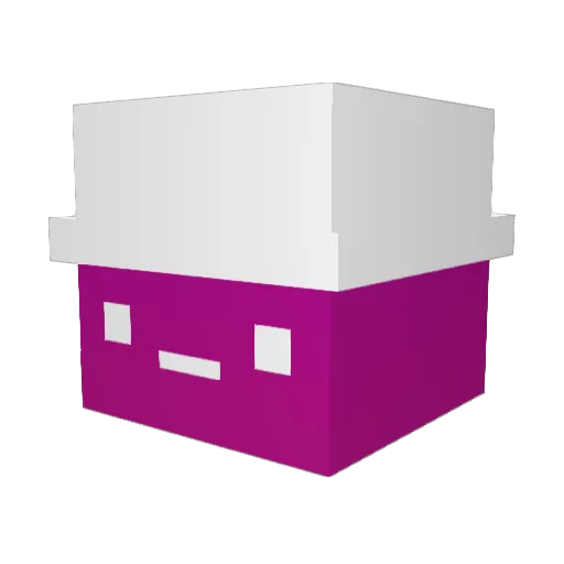 tUren_ Minecraft avatar head, 3D render