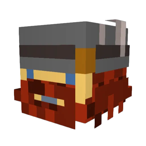 t_and_m007 Minecraft avatar head, 3D render