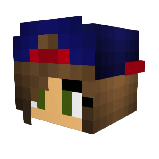 t_bomb101 Minecraft avatar head, 3D render