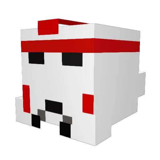 t_dog_rocks Minecraft avatar head, 3D render