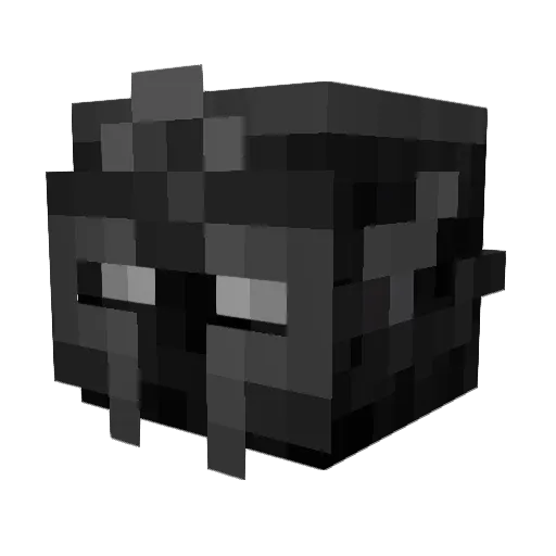 t_nkz Minecraft avatar head, 3D render