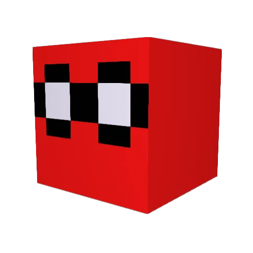 t_r_nelson Minecraft avatar head, 3D render