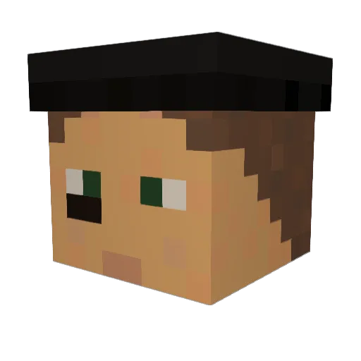 t_s_garp Minecraft avatar head, 3D render