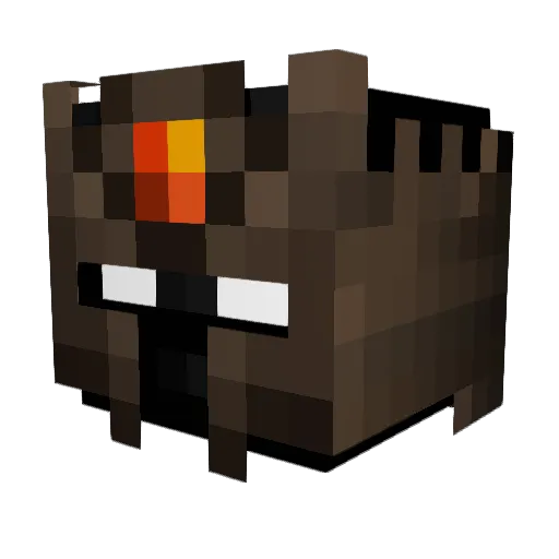 t_xas Minecraft avatar head, 3D render