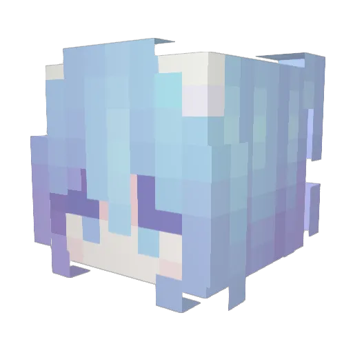 ta3yeon0217 Minecraft avatar head, 3D render