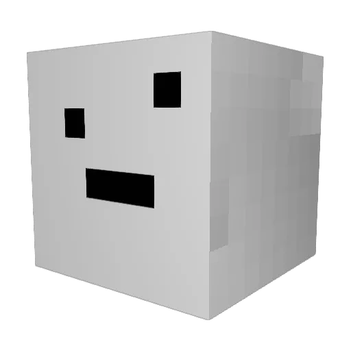 ta_u_ Minecraft avatar head, 3D render