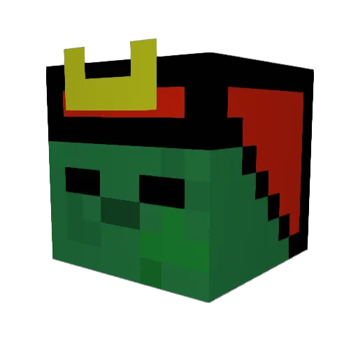 taaaaaaaaaaat Minecraft avatar head, 3D render